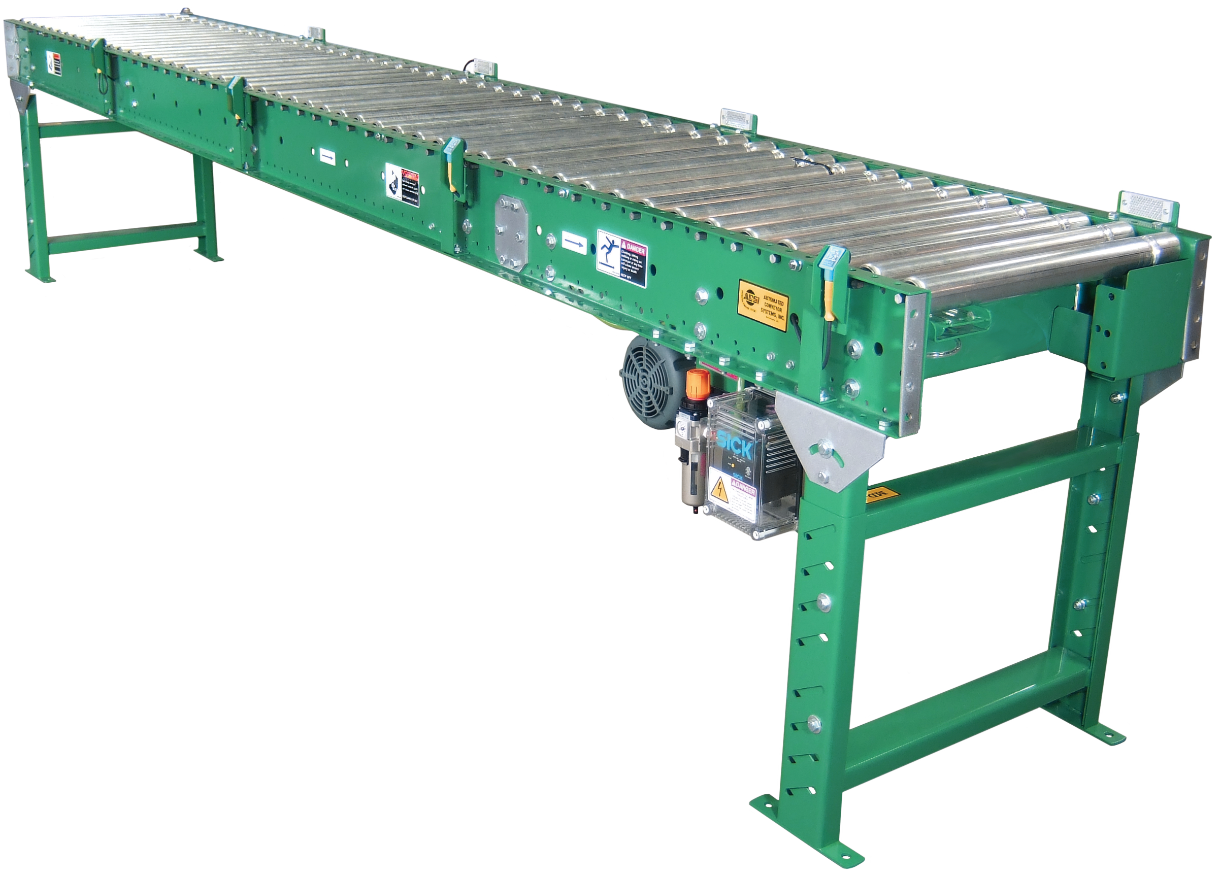 Line Shaft Live Roller Conveyors
