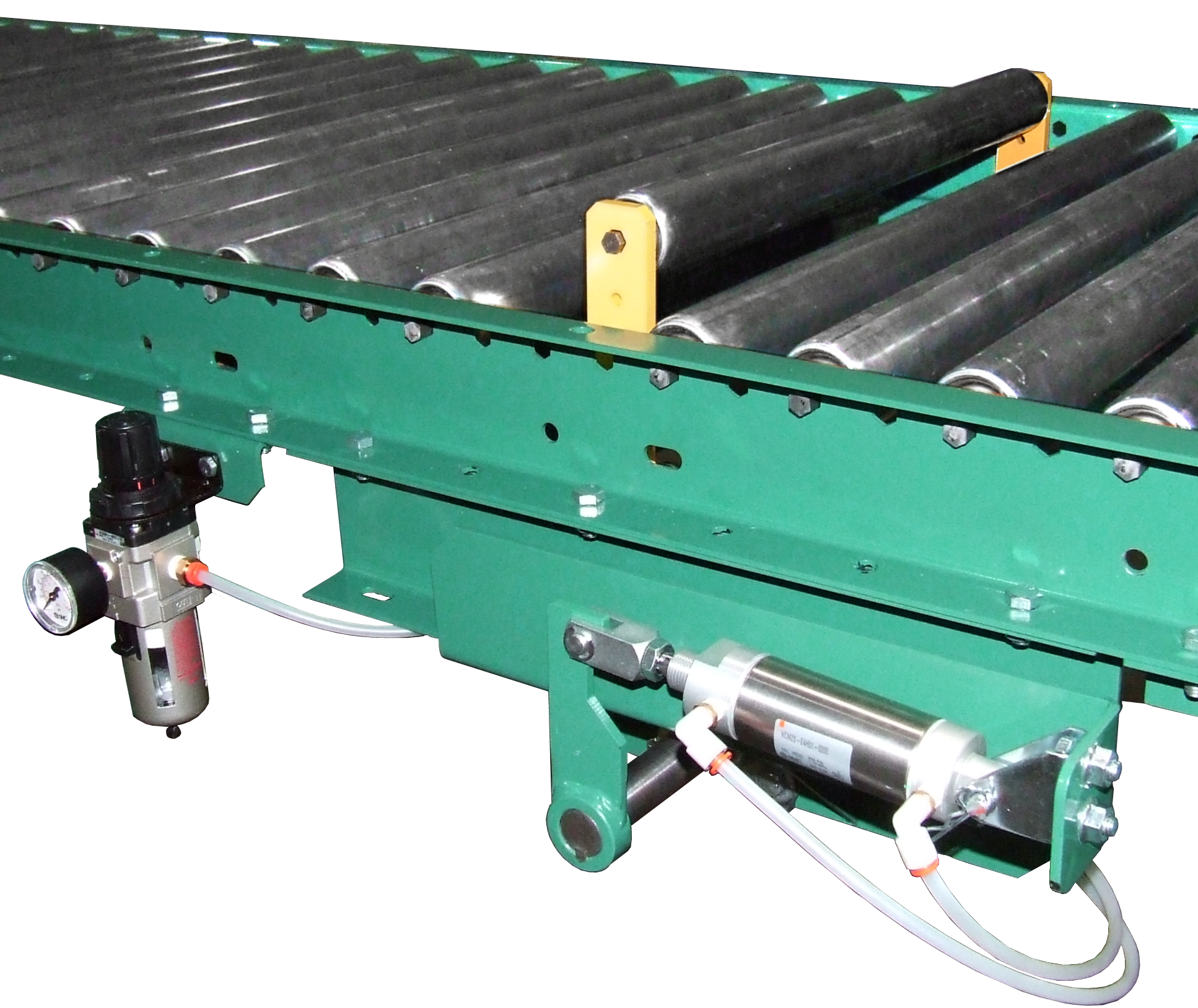 AIR OPERATED ROLLER STOP