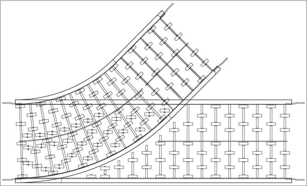 SKATEWHEEL SPUR CURVE SWITCH